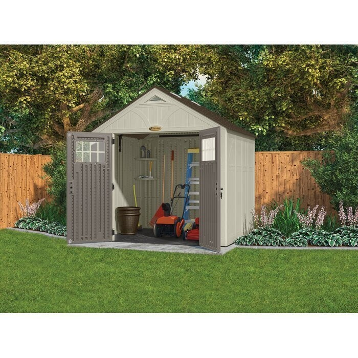 Jean Aristhene WeatherGuard 8x7 ft. Resin Outdoor Storage Shed