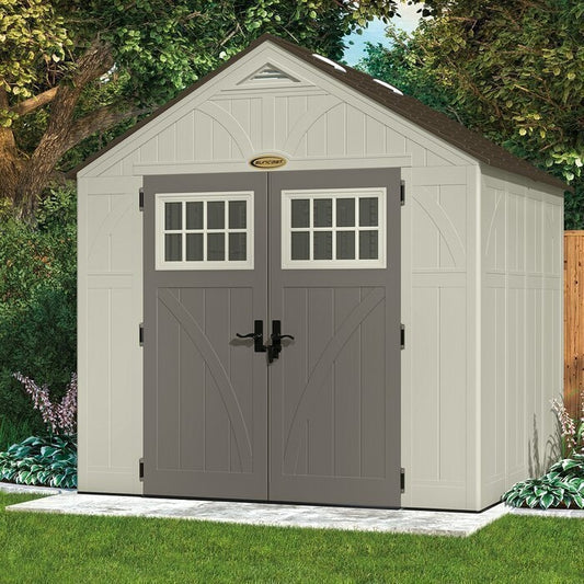 Jean Aristhene WeatherGuard 8x7 ft. Resin Outdoor Storage Shed