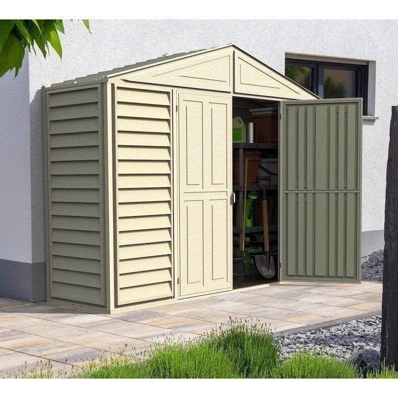Jean Aristhene SidePro 10.5x2.75 ft. Slim Storage Shed with Foundation Kit